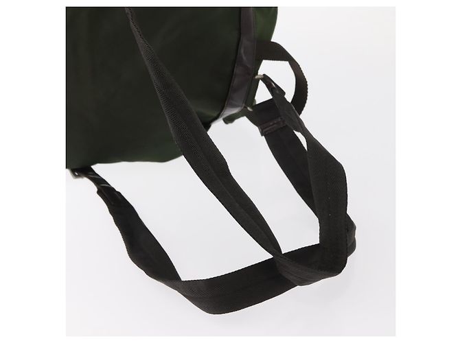 PRADA Backpack Nylon Khaki Silver Auth am9947 Silvery - view 9