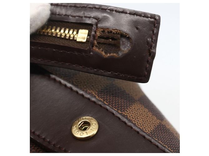 LOUIS VUITTON Borsa Tote Chelsea Damier Ebene N51119 LV Auth BA8579 - vista 10