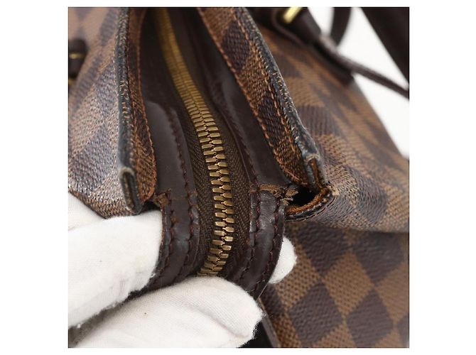 LOUIS VUITTON Borsa Tote Chelsea Damier Ebene N51119 LV Auth BA8579 - vista 7