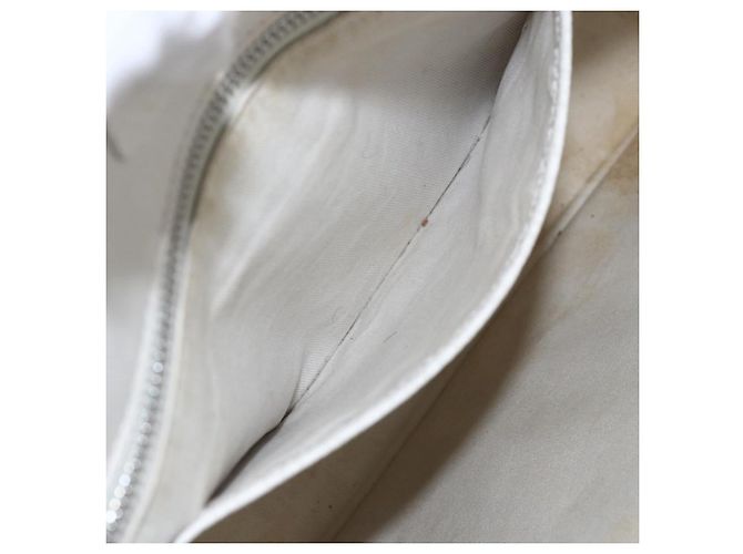 Autre Marque Borsa a mano 5AC in pelle 2 in 1 Maison Margiela Bianco Argento Auth 154753 - vista 23