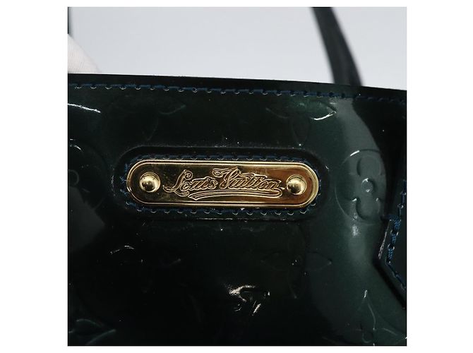 LOUIS VUITTON Borsa Wilshire PM Monogram Vernis Blu Infini M91451 LV Auth 155900 - vista 17