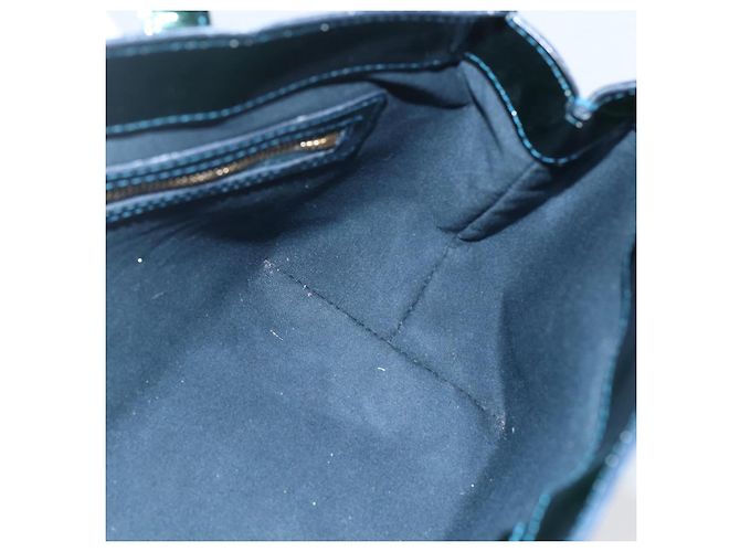 LOUIS VUITTON Borsa Wilshire PM Monogram Vernis Blu Infini M91451 LV Auth 155900 - vista 19