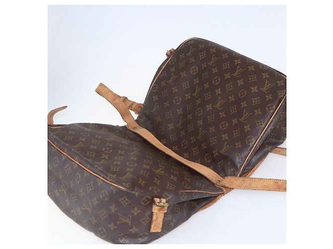 LOUIS VUITTON Borsa a Spalla Monogram Saumur 35 M42254 LV Auth ka706 Monogramma - vista 19