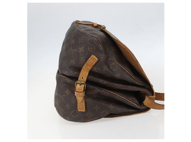 LOUIS VUITTON Borsa a Spalla Monogram Saumur 35 M42254 LV Auth ka706 Monogramma - vista 4