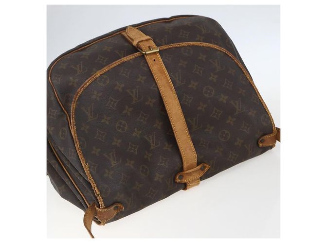 LOUIS VUITTON Borsa a Spalla Monogram Saumur 35 M42254 LV Auth ka706 Monogramma - vista 6