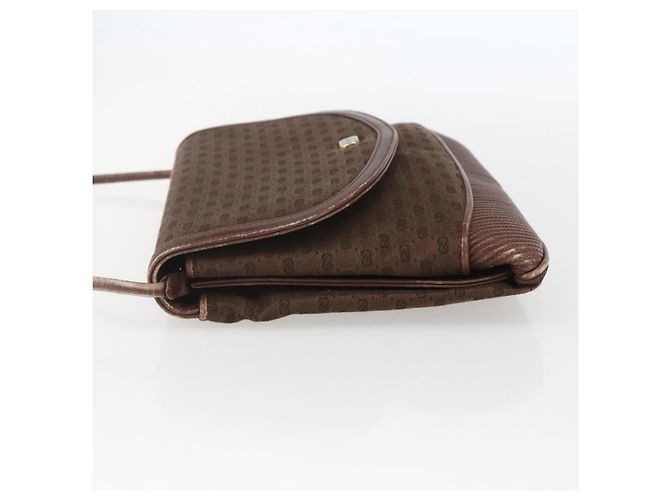 Borsa a Spalla Micro GG in Tela Gucci Marrone Oro Auth 156939 D'oro - vista 3