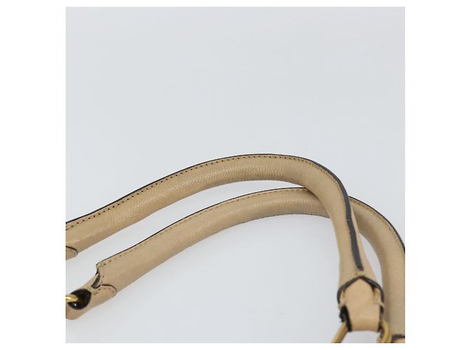 Chloé Borsa Tote in Pelle Beige Oro Auth bs31516 D'oro - vista 8