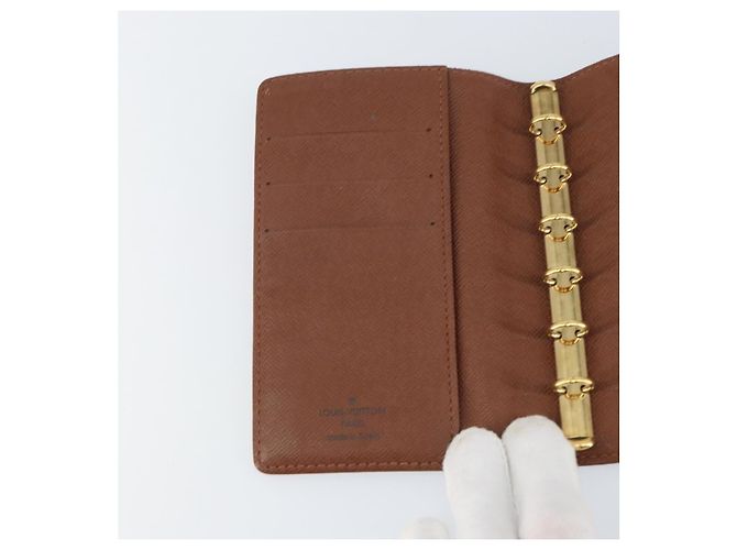 LOUIS VUITTON Monogram Agenda PM Day Planner Cover R20005 LV Auth bs31606 - view 20