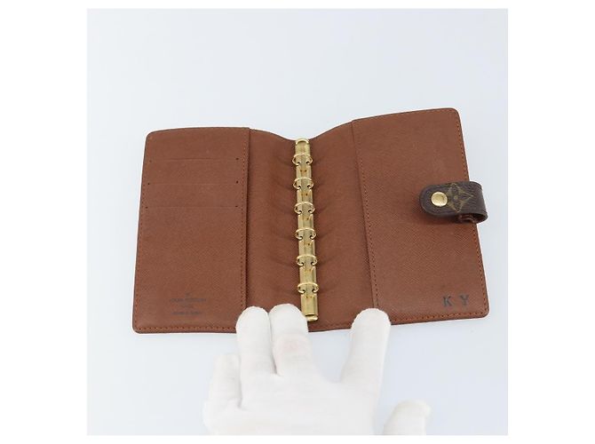 LOUIS VUITTON Monogram Agenda PM Day Planner Cover R20005 LV Auth bs31606 - view 7