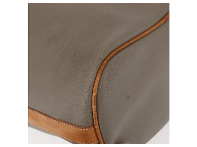 Borsa a Spalla Christian Dior in Pelle PVC Grigia Oro Auth ti3433 Marrone D'oro - vista 16