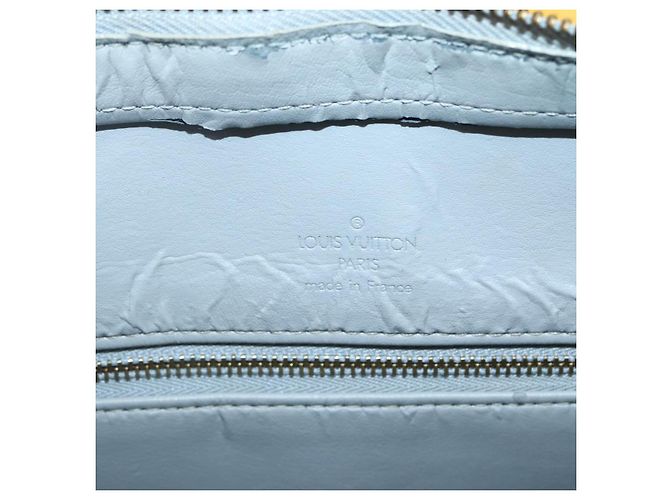 LOUIS VUITTON Borsa a Mano Houston Monogram Vernis Grigio M91053 LV Auth gh955 - vista 10