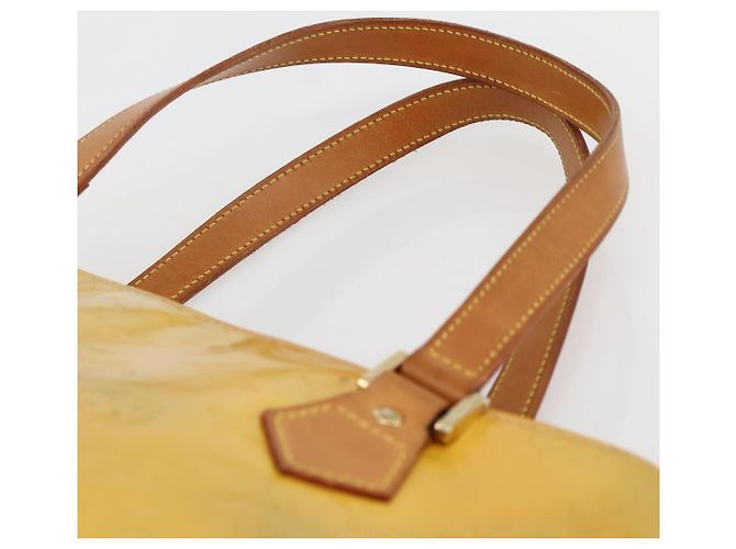 LOUIS VUITTON Borsa a Mano Houston Monogram Vernis Grigio M91053 LV Auth gh955 - vista 14