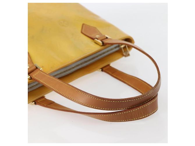 LOUIS VUITTON Borsa a Mano Houston Monogram Vernis Grigio M91053 LV Auth gh955 - vista 8