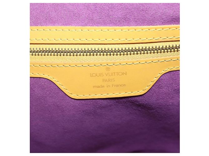 LOUIS VUITTON Borsa a Spalla Saint Jacques Epi Gialla M52269 Auth 144909 Giallo - vista 17