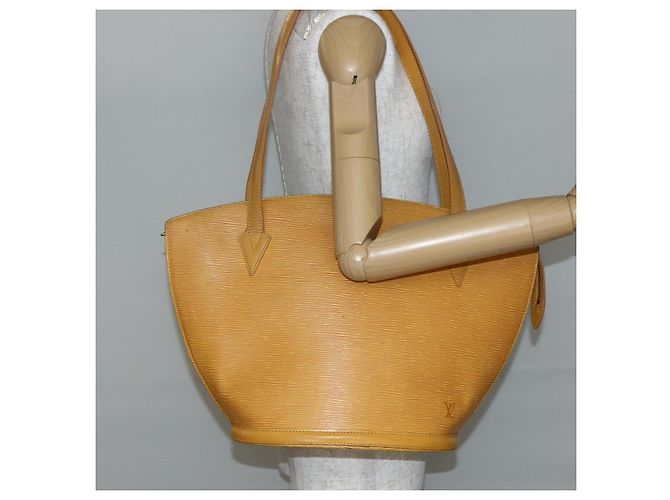 LOUIS VUITTON Borsa a Spalla Saint Jacques Epi Gialla M52269 Auth 144909 Giallo - vista 21
