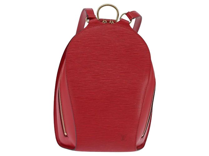 LOUIS VUITTON Zaino Epi Mabillon Rosso Castigliano M52237 LV Auth 143945 - vista 13