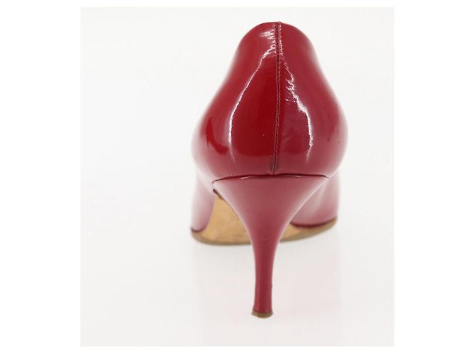 Miu Miu High Heels Lackleder Rot Auth ti3462 - Ansicht 30