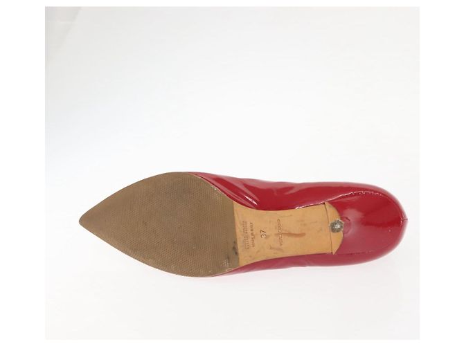 Miu Miu High Heels Lackleder Rot Auth ti3462 - Ansicht 8