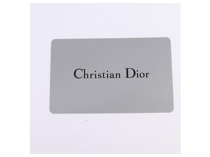 Christian Dior Trotter Canvas Shoulder Bag Brown Silver Auth 144872 Silvery - view 12