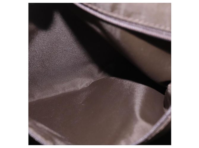 Christian Dior Trotter Canvas Shoulder Bag Brown Silver Auth 144872 Silvery - view 22