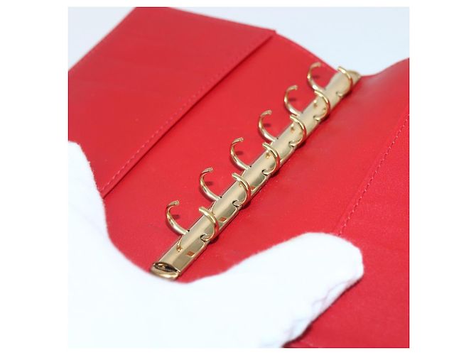 LOUIS VUITTON Cubierta de Planificador PM Monogram Vernis Roja R21003 Auth 145054 - vista 10