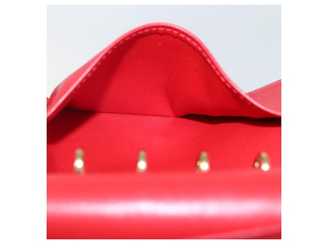 LOUIS VUITTON Cubierta de Planificador PM Monogram Vernis Roja R21003 Auth 145054 - vista 11