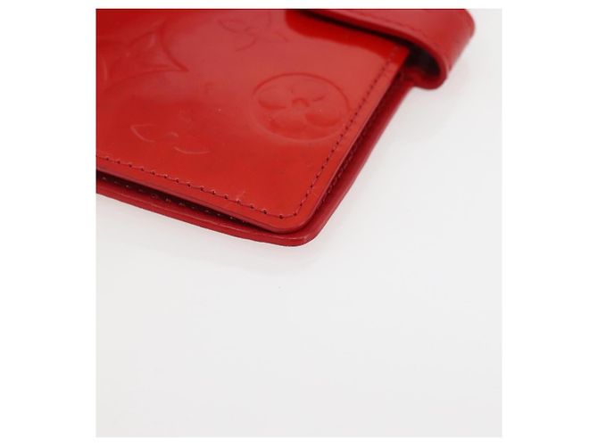 LOUIS VUITTON Cubierta de Planificador PM Monogram Vernis Roja R21003 Auth 145054 - vista 14