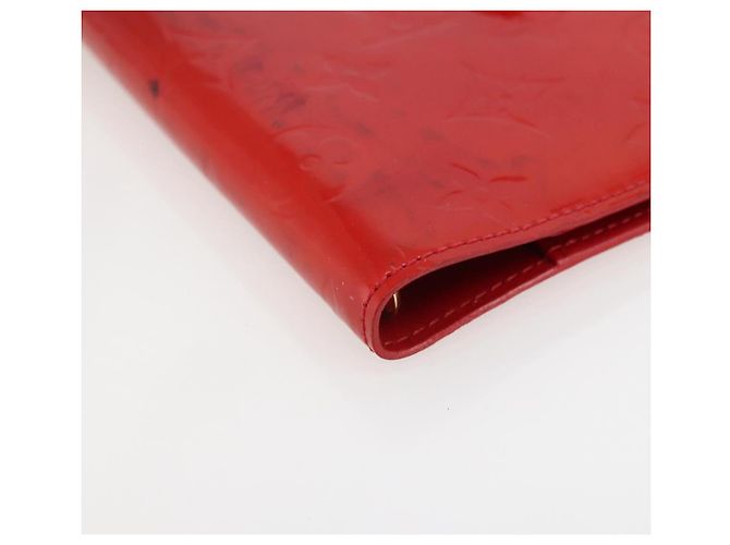 LOUIS VUITTON Cubierta de Planificador PM Monogram Vernis Roja R21003 Auth 145054 - vista 15