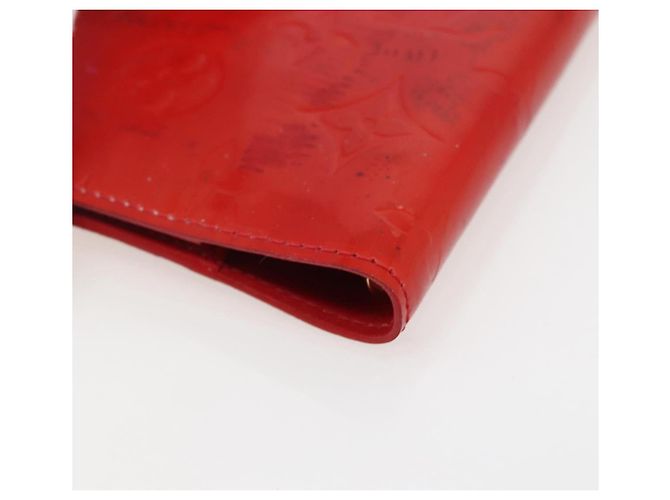 LOUIS VUITTON Cubierta de Planificador PM Monogram Vernis Roja R21003 Auth 145054 - vista 16