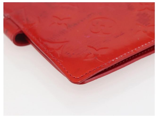 LOUIS VUITTON Cubierta de Planificador PM Monogram Vernis Roja R21003 Auth 145054 - vista 17