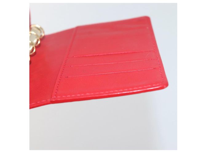 LOUIS VUITTON Cubierta de Planificador PM Monogram Vernis Roja R21003 Auth 145054 - vista 21