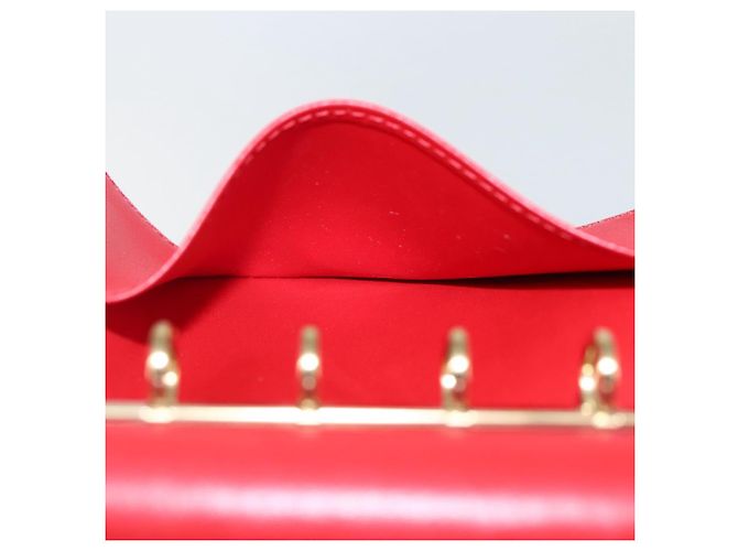 LOUIS VUITTON Cubierta de Planificador PM Monogram Vernis Roja R21003 Auth 145054 - vista 22