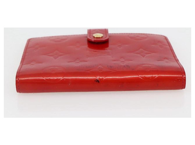 LOUIS VUITTON Cubierta de Planificador PM Monogram Vernis Roja R21003 Auth 145054 - vista 4