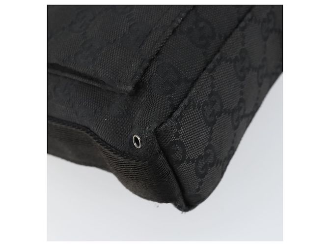 Borsa a Spalla Jackie GG Canvas Gucci Nera Argento 92646 Auth 143584 Nero - vista 15