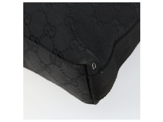 Borsa a Spalla Jackie GG Canvas Gucci Nera Argento 92646 Auth 143584 Nero - vista 16