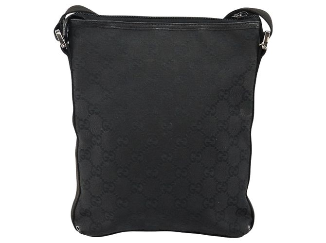 Borsa a Spalla Jackie GG Canvas Gucci Nera Argento 92646 Auth 143584 Nero - vista 2