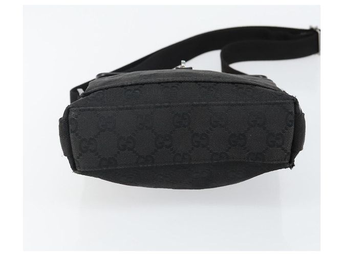 Borsa a Spalla Jackie GG Canvas Gucci Nera Argento 92646 Auth 143584 Nero - vista 5