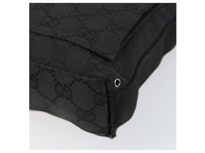 Borsa a Spalla Jackie GG Canvas Gucci Nera Argento 92646 Auth 143584 Nero - vista 8