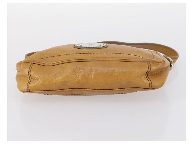 BALLY Borsa a Mano in Tela e Pelle 2 Pezzi Beige Bianco Auth am9153 - vista 15