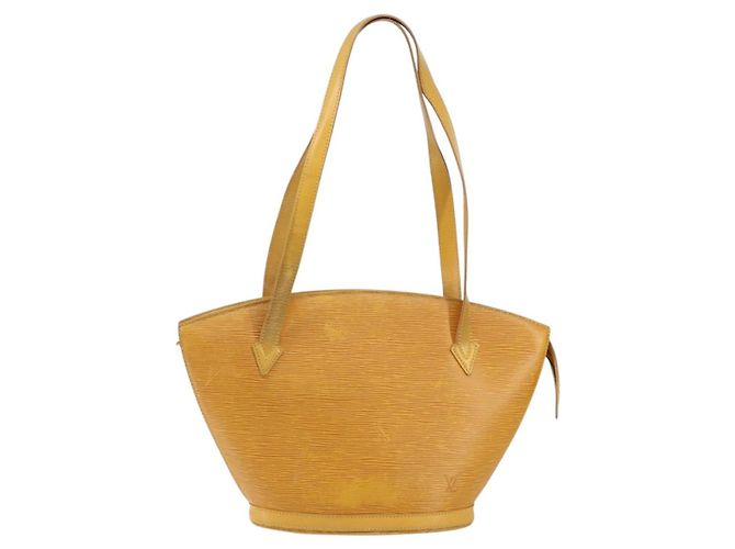 LOUIS VUITTON Borsa Lunga con Manici Saint Jacques Epi Gialla M52339 LV Auth th6426 Giallo - vista 13