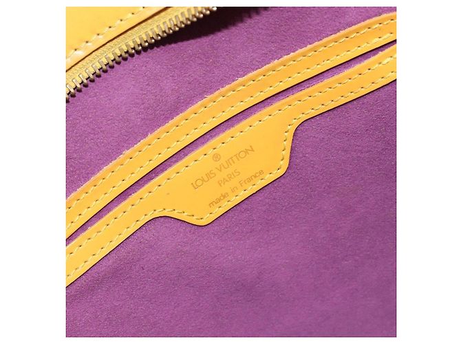 LOUIS VUITTON Borsa Lunga con Manici Saint Jacques Epi Gialla M52339 LV Auth th6426 Giallo - vista 17