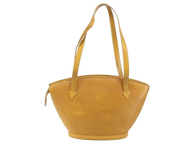 LOUIS VUITTON Borsa Lunga con Manici Saint Jacques Epi Gialla M52339 LV Auth th6426 Giallo - vista 2