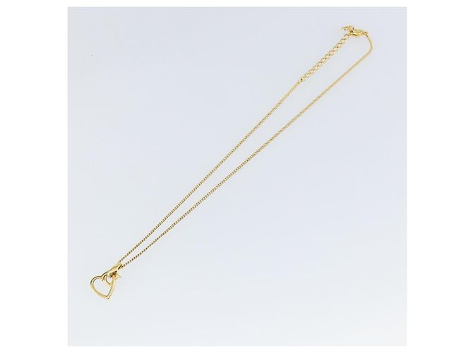 Collana Christian Dior metallo oro Auth sw1622 D'oro - vista 8