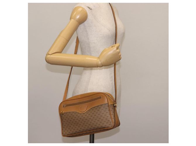 Gucci Borsa a Spalla Micro GG Supreme PVC Beige Oro 001 56 0860 Auth BA6743 D'oro - vista 22