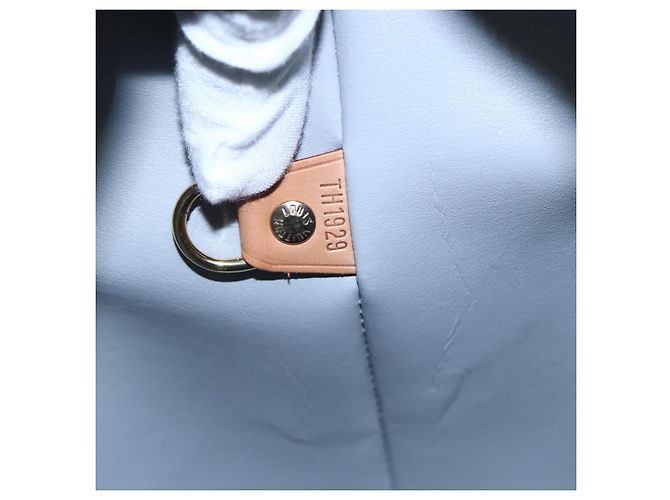 LOUIS VUITTON Borsa a Mano Monogram Vernis Houston Grigio M91053 LV Auth BA6519 - vista 12