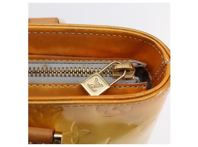 LOUIS VUITTON Borsa a Mano Monogram Vernis Houston Grigio M91053 LV Auth BA6519 - vista 17