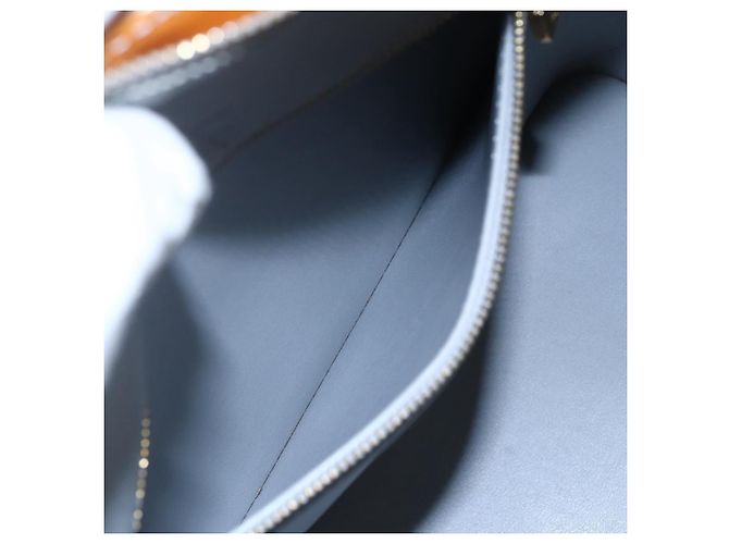 LOUIS VUITTON Borsa a Mano Monogram Vernis Houston Grigio M91053 LV Auth BA6519 - vista 20