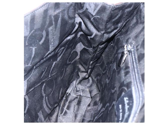 Borsa a Spalla in Pelle Marrone Salvatore Ferragamo Auth BA6796 - vista 19