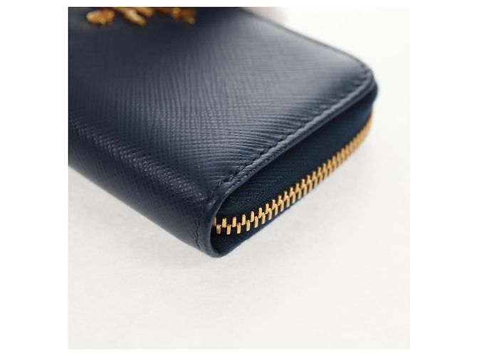 Saffiano PRADA Key Case Safiano leather Navy Auth am9283V Navy blue - view 14