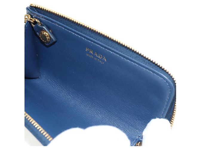 Saffiano PRADA Key Case Safiano leather Navy Auth am9283V Navy blue - view 20